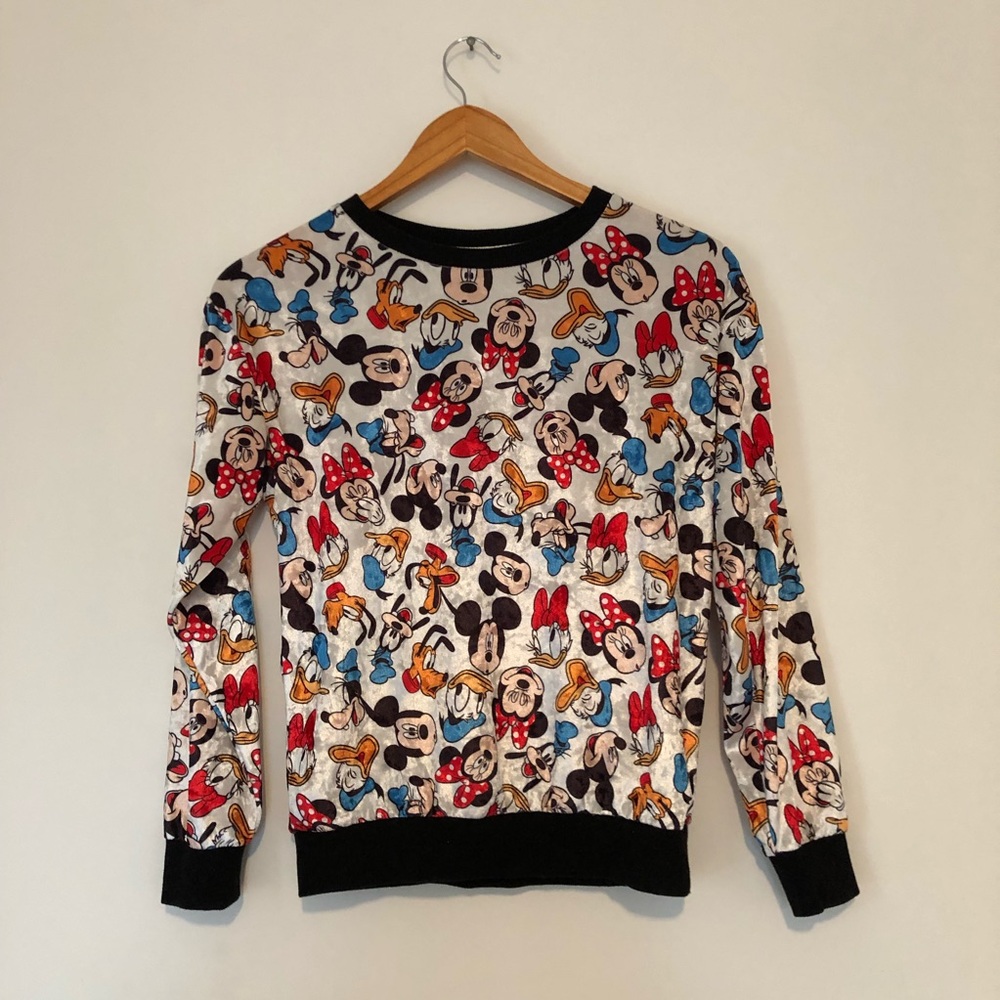 Mickey and friends sweatshirt top.